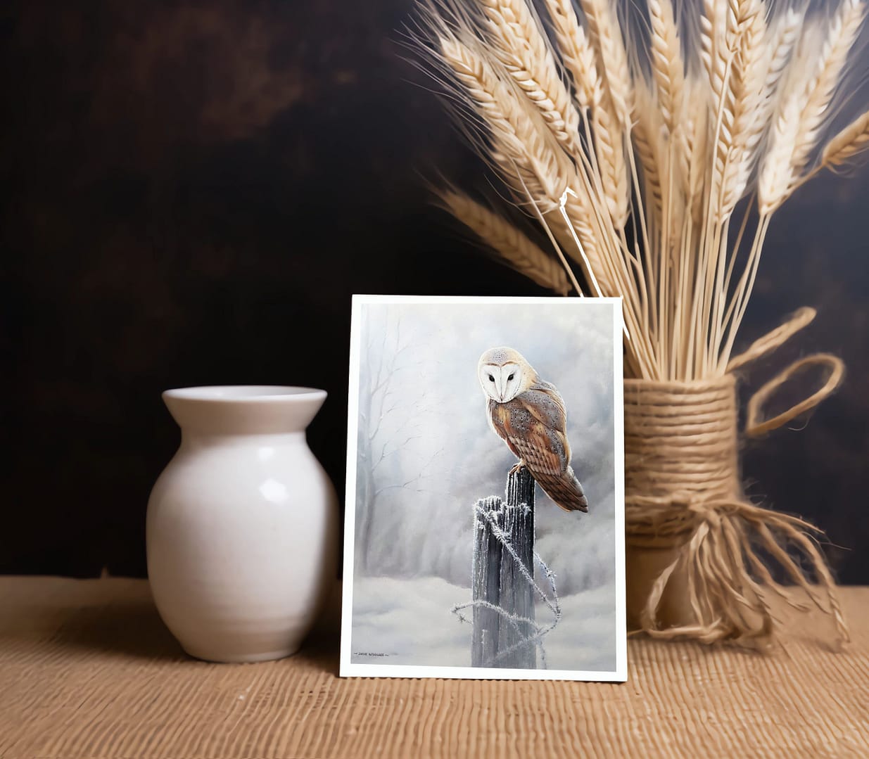 Barn Owl Fine Art Card - Image 4