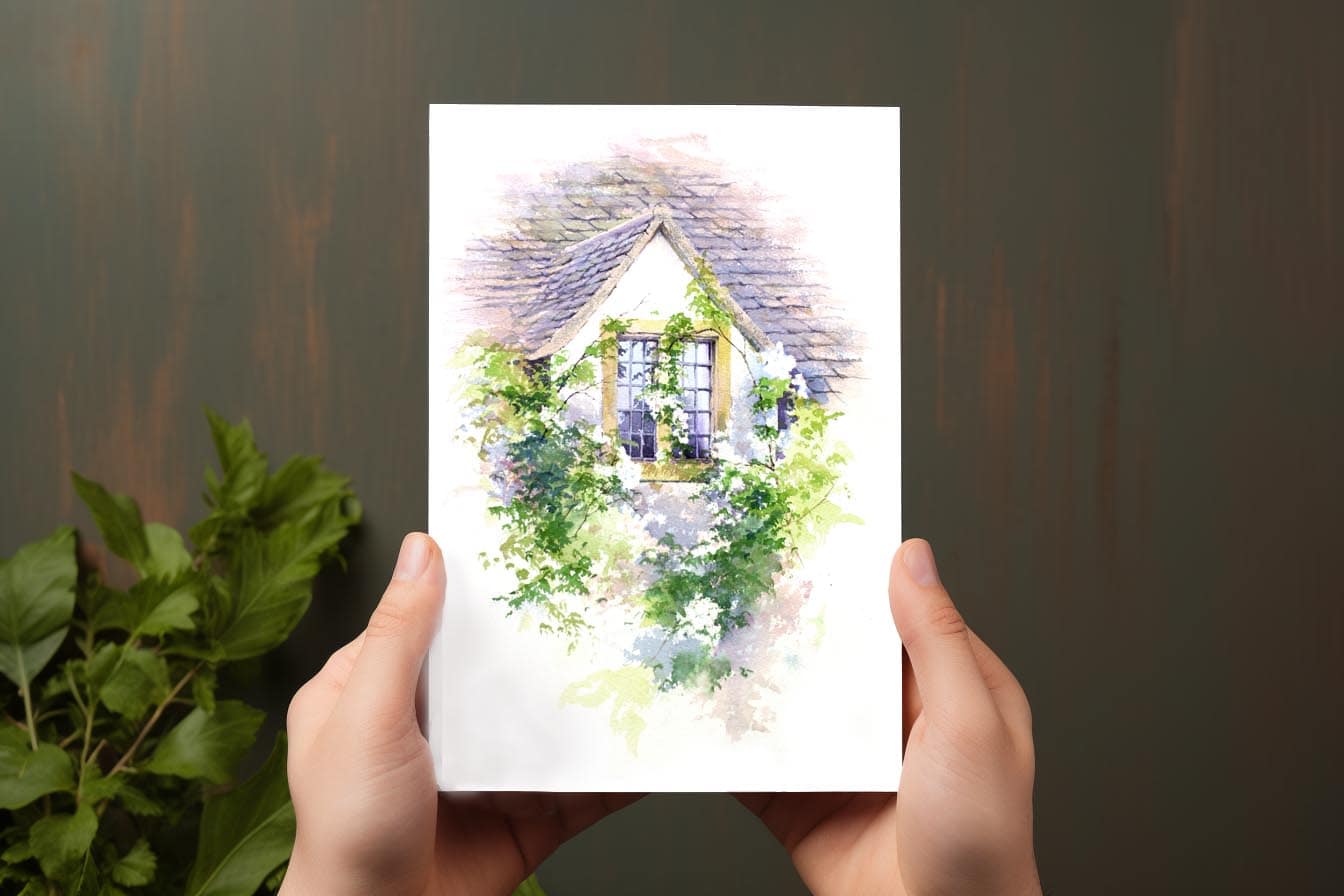 Window Roses Fine Art Card - Image 3
