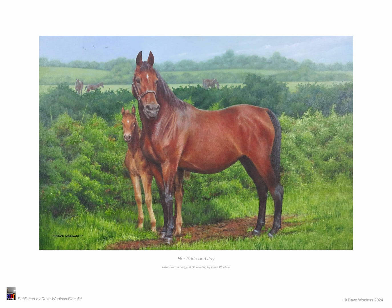 Mare and Foal, Her Pride and Joy