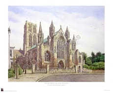 Howden Minster, view of the West Front