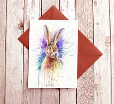 Hare Fine Art Card