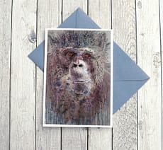 Monkey Fine Art Card