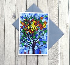 Tree of Light Fine Art Card