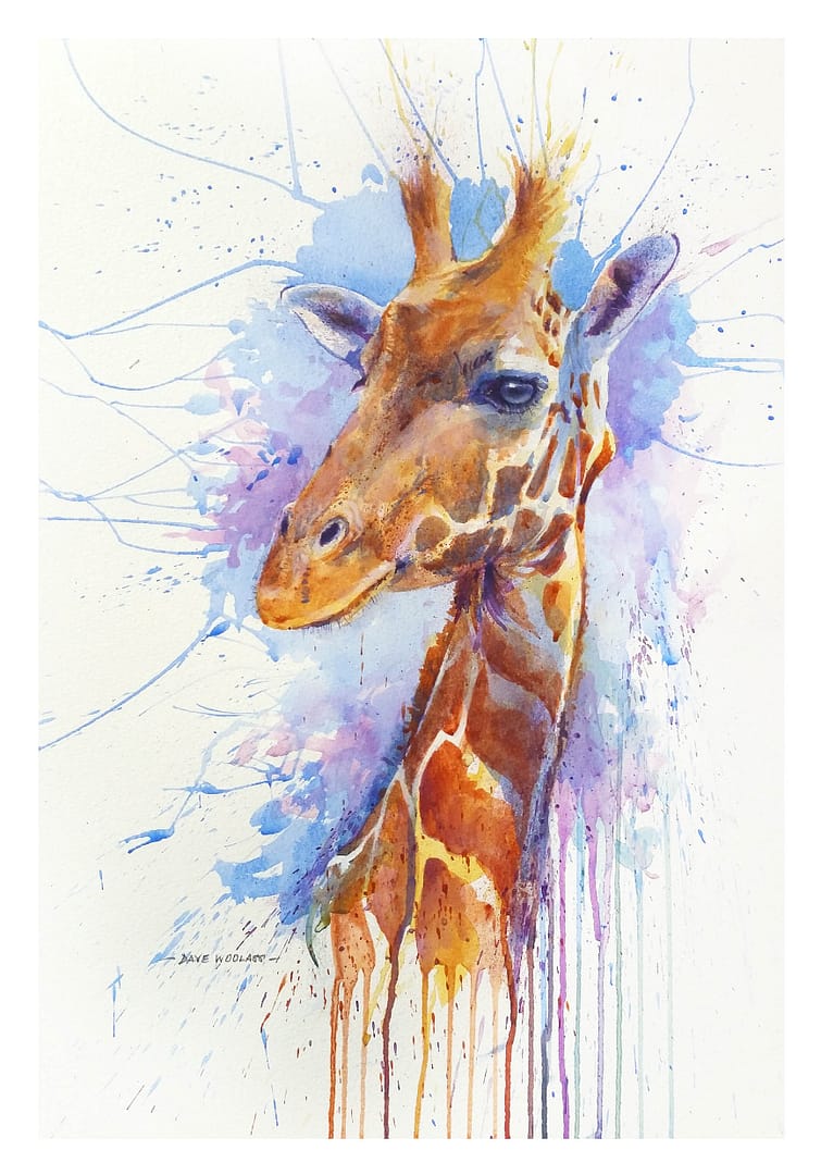 Giraffe Fine Art Card - Image 2