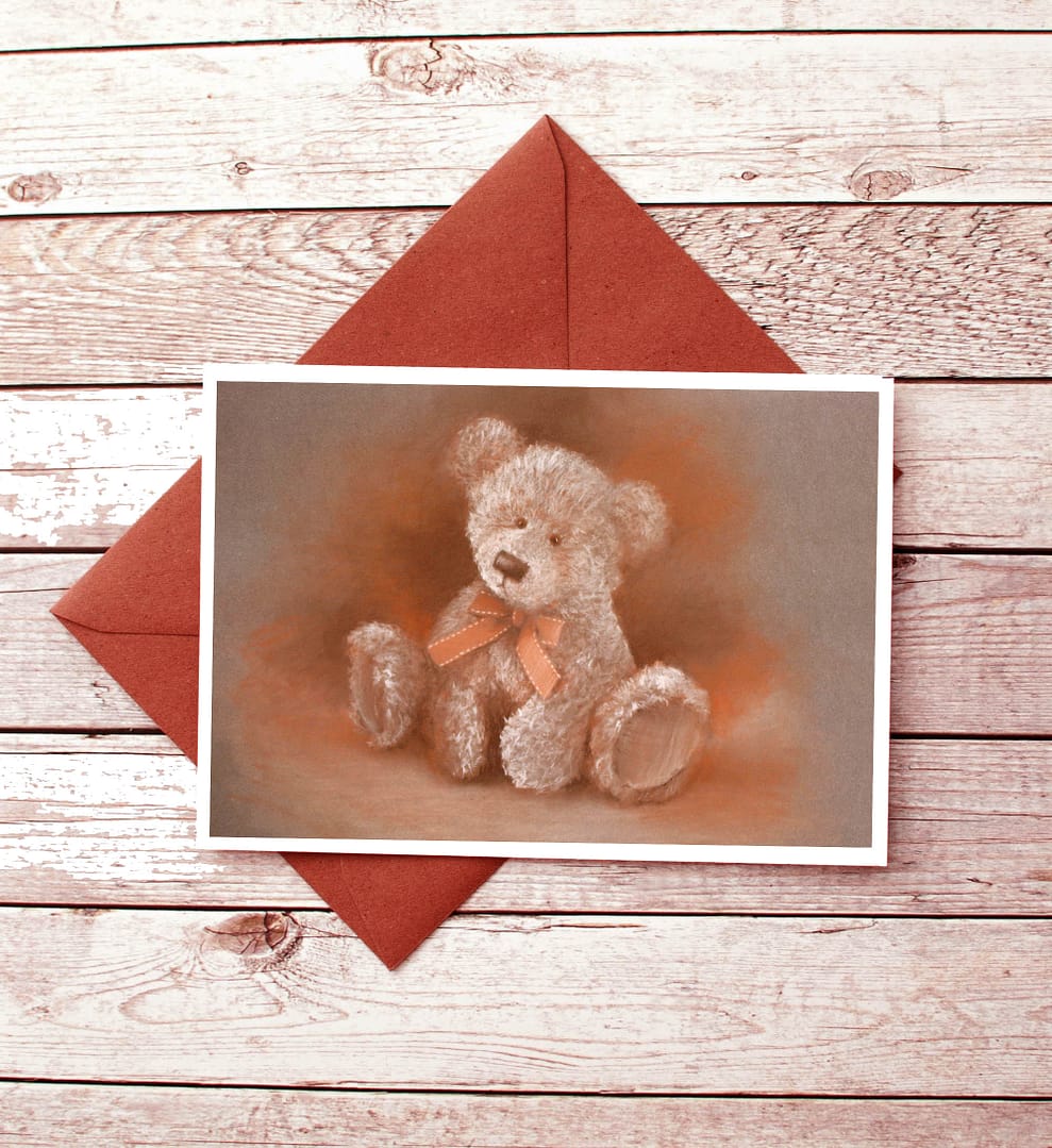 Teddy Fine Art Card