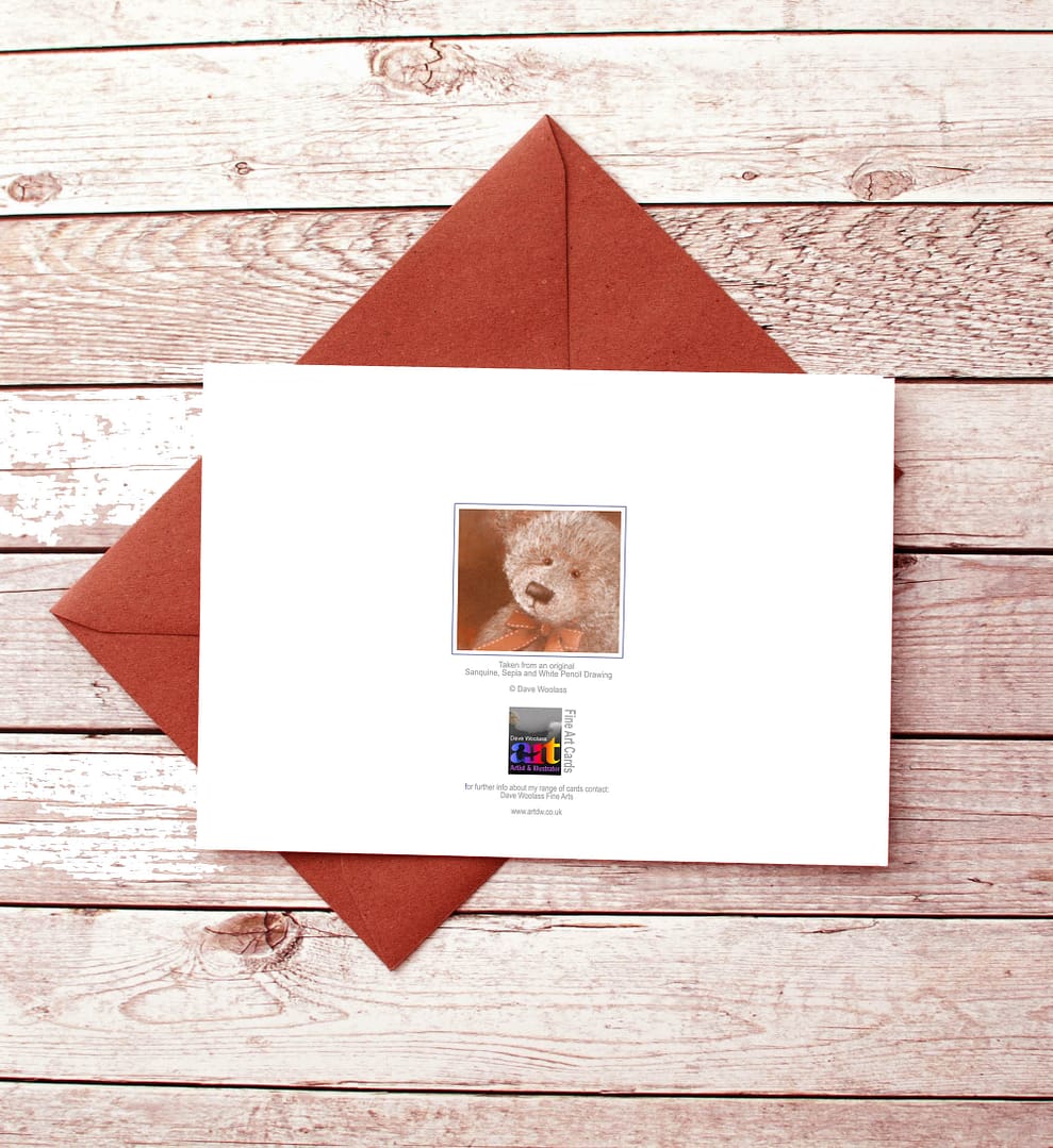 Teddy Fine Art Card - Image 2