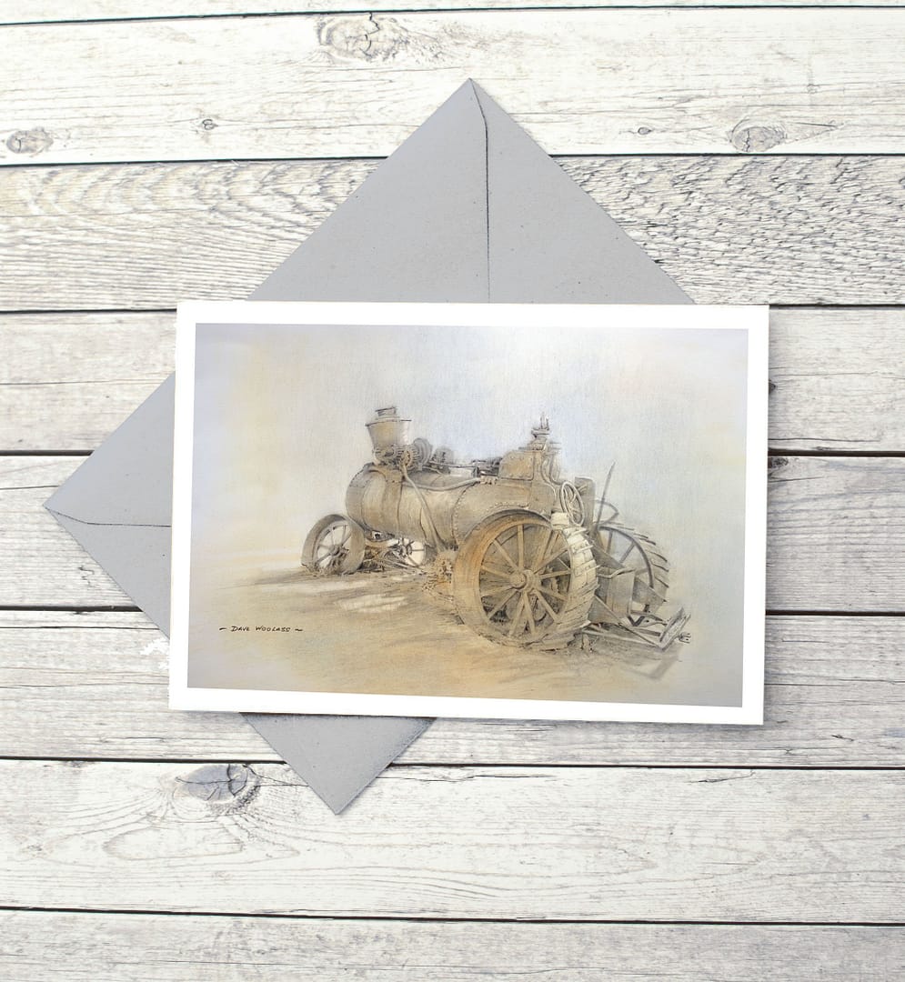 Tractor Fine Art Card